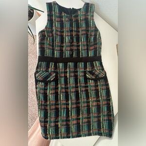 Hutch Multicolor Plaid Mini Dress